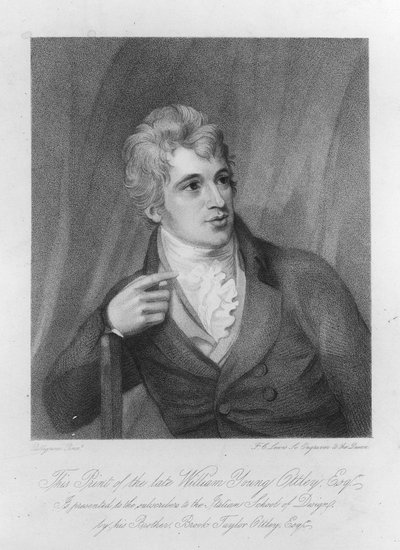 William Young Ottley, grabado por Frederick Christian Lewis, c.1836 de Domenico Pellegrini